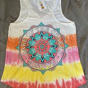 Bloom + Pop Tie Dye Racer Back Tank